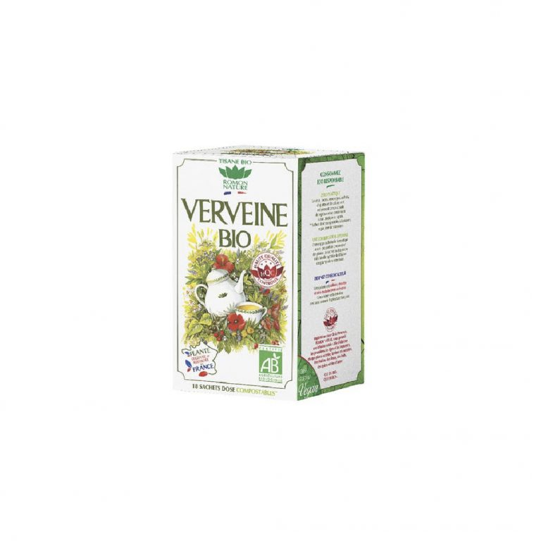 infusion romon nature tisane verveine bio 20 saches